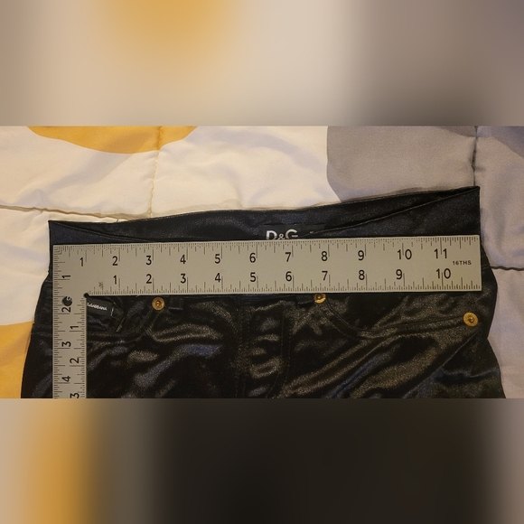 Dolce Gabbana Satin Shimmery Leggings Pants - Picture 9 of 11